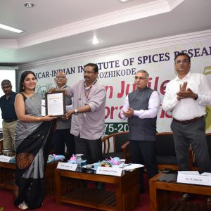Spice award - 2025 by Indian Council of Agriculture Research for our contributions towards sustainable Agriculture innovation & farmers empowerment